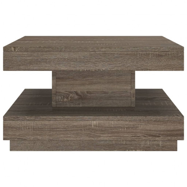 Mesa de centro de MDF gris 60x60x35 cm M 3