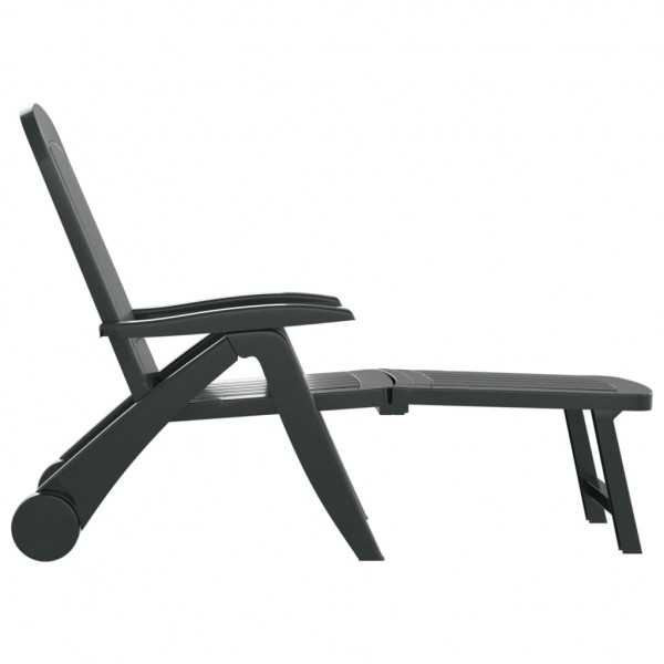 Tumbona plegable polipropileno verde M 4