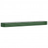 Jardinera arriate acero recubrimiento polvo verde 507x100x36 cm 2