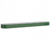 Jardinera arriate acero recubrimiento polvo verde 544x100x36 cm 2