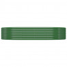 Jardinera arriate acero recubrimiento polvo verde 214x140x36 cm 3