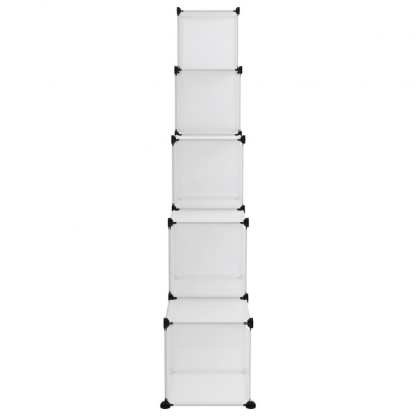 Organizador de arrumação com 15 cubos PP transparente M 4