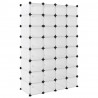 Zapatero PP transparente 93x36.5x140 cm 5