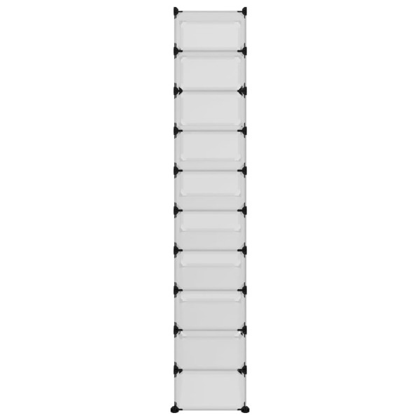 Sapateira 44x32x174 cm PP transparente M 4
