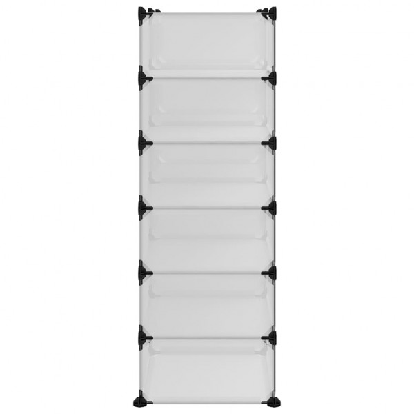 Zapatero PP transparente 94.5x36.5x106 cm M 4