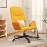 Silla de relax de tela amarillo mostaza 1