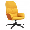 Silla de relax de tela amarillo mostaza 2