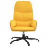 Silla de relax de tela amarillo mostaza 3