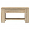Mesa de centro madera contrachapada roble Sonoma 101x49x52 cm 4