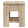 Mesa de centro madera contrachapada roble Sonoma 101x49x52 cm 5
