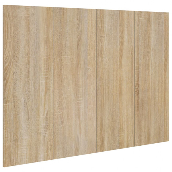 Cabecero de cama madera contrachapada Sonoma 120x1.5x80 cm M 2