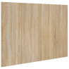 Cabecero de cama madera contrachapada Sonoma 120x1.5x80 cm 2