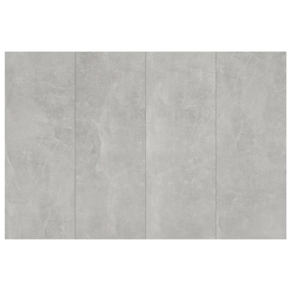 Cabeceira cama 120x1.5x80 cm derivados madeira cimento cinzento M 5