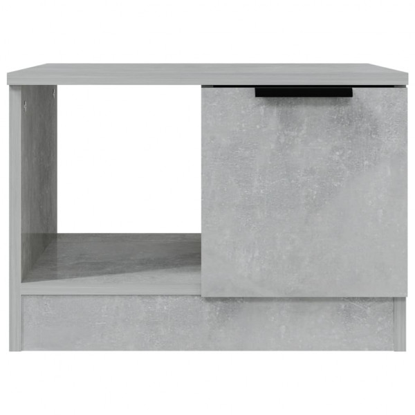Mesa de centro madera contrachapada gris hormigón 50x50x36 cm M 5