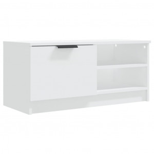 Mueble para TV madera contrachapada blanco 80x35x36.5 cm H
