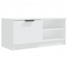 Mueble para TV madera contrachapada blanco 80x35x36.5 cm 2