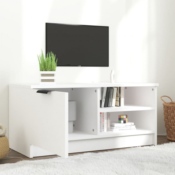 Mueble para TV madera contrachapada blanco 80x35x36.5 cm M 3