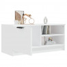 Mueble para TV madera contrachapada blanco 80x35x36.5 cm 4