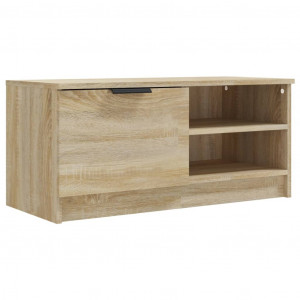 Mueble de TV madera contrachapada roble Sonoma 80x35x36.5 cm H