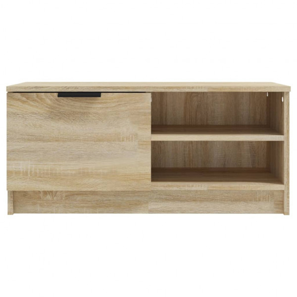 Mueble de TV madera contrachapada roble Sonoma 80x35x36.5 cm M 5