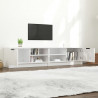 Móveis TV 2pcs 80x35x36.5cm derivados madeira branco brilhante 3