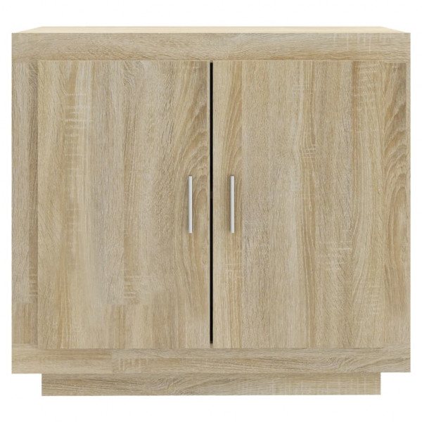 Aparador de madera contrachapada roble Sonoma 80x40x75 cm M 3