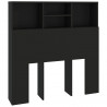 Mueble cabecero negro 100x19x103.5 cm 2