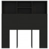 Mueble cabecero negro 100x19x103.5 cm 4
