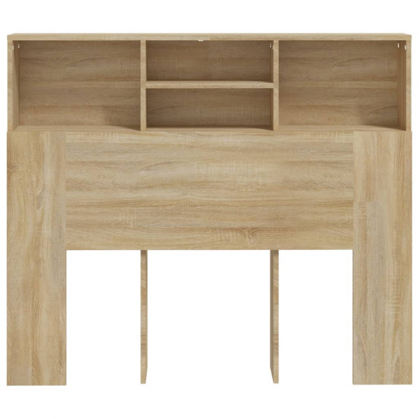 Armário de cabeceira 120x19x103.5 cm cor carvalho sonoma M 5