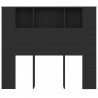 Mueble cabecero negro 120x18.5x104.5 cm 4