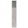 Mueble cabecero gris hormigón 120x18.5x104.5 cm 5