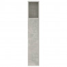 Mueble cabecero gris hormigón 140x18.5x104.5 cm 4