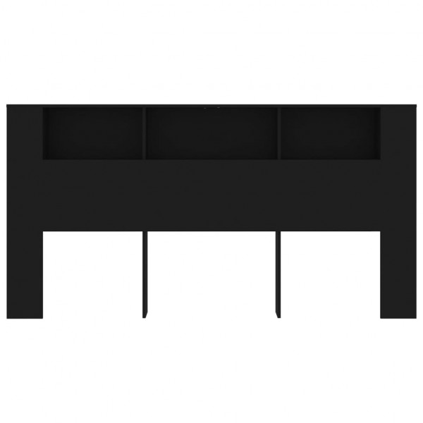 Mueble cabecero negro 200x18.5x104.5 cm M 3
