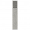 Mueble cabecero gris hormigón 200x18.5x104.5 cm 4