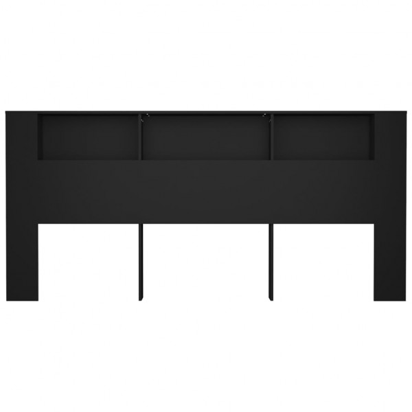 Armário de cabeceira 220x18.5x104.5 cm preto M 4