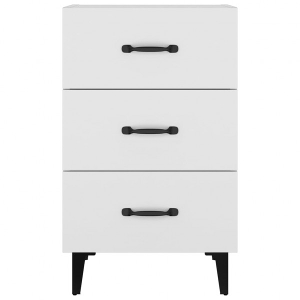 Mesa de cabeceira 40x40x66 cm derivados de madeira branco M 3