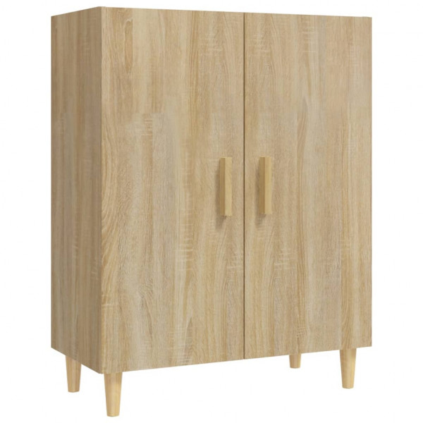 Aparador de madera contrachapada roble Sonoma 70x34x90 cm M 2