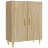 Aparador de madera contrachapada roble Sonoma 70x34x90 cm 2