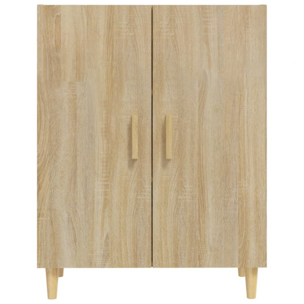 Aparador de madera contrachapada roble Sonoma 70x34x90 cm M 3