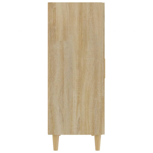 Aparador de madera contrachapada roble Sonoma 70x34x90 cm M 4