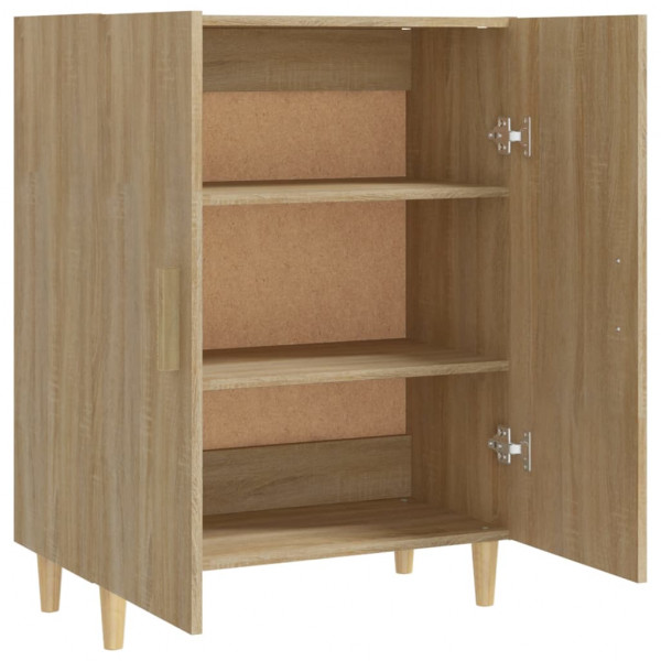 Aparador de madera contrachapada roble Sonoma 70x34x90 cm M 5