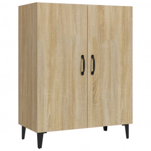 Aparador de madera contrachapada roble Sonoma 70x34x90 cm H