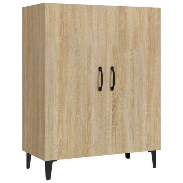 Aparador de madera contrachapada roble Sonoma 70x34x90 cm M 2