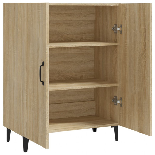 Aparador de madera contrachapada roble Sonoma 70x34x90 cm M 4