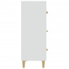 Aparador 70x34x90 cm derivados de madeira branco 4