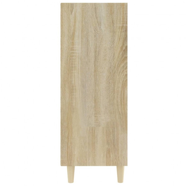 Aparador de madera contrachapada roble Sonoma 69.5x32.5x90 cm M 4