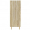 Aparador de madera contrachapada roble Sonoma 69.5x32.5x90 cm 4