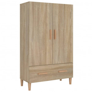 Aparador madera contrachapada roble Sonoma 70x31x115 cm H