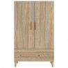Aparador madera contrachapada roble Sonoma 70x31x115 cm 3