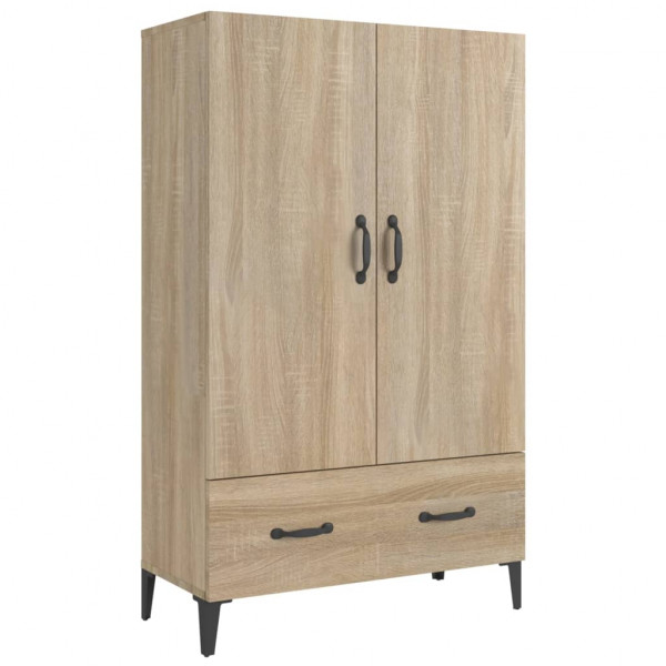 Aparador madera contrachapada roble Sonoma 70x31x115 cm M 2
